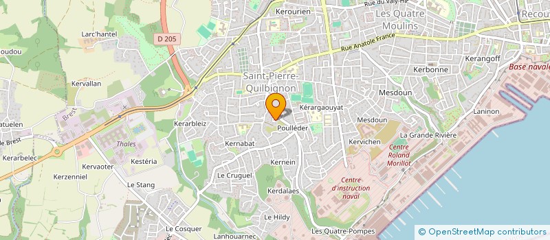 localisation de l'entreprise BREST ESCALADE-TY CAILLOU à BREST