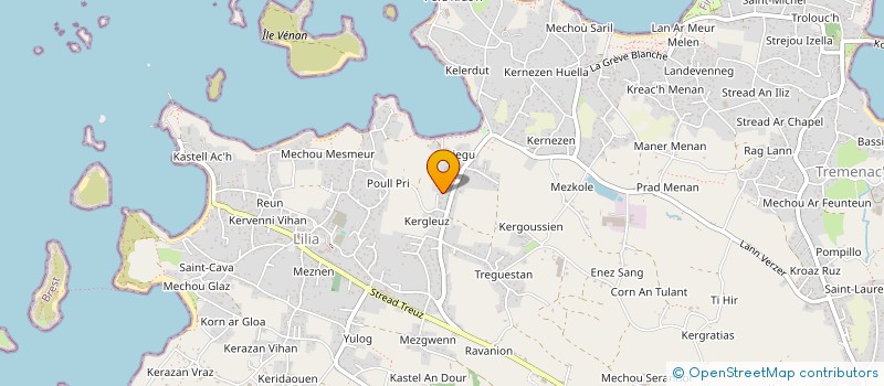 localisation de l'entreprise BREST GOUESNOU 243  PLOUGUERNEAU