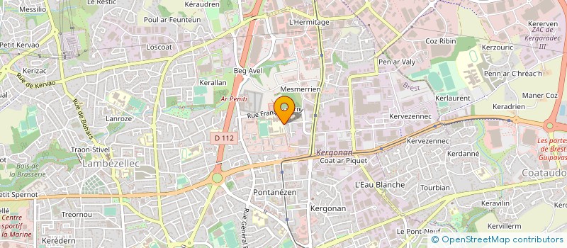 localisation de l'entreprise BREST GRANDES ECOLES à BREST