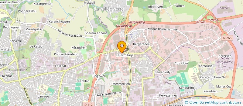 localisation de l'entreprise BREST INVESTISSEMENT à BREST