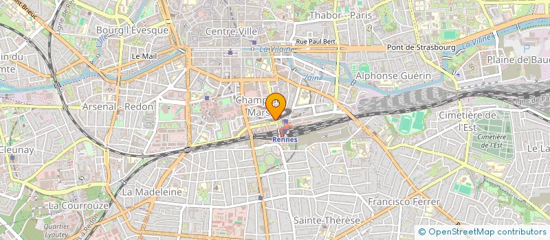 localisation de l'entreprise BREST KERLINOU à RENNES