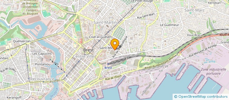 localisation de l'entreprise BREST MALO  BREST