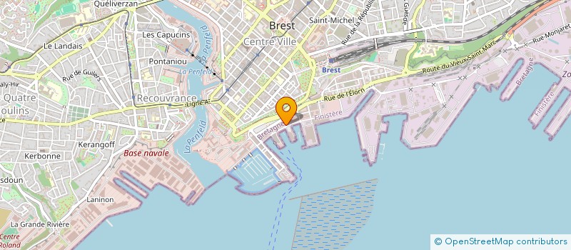 localisation de l'entreprise BREST MAREE à BREST