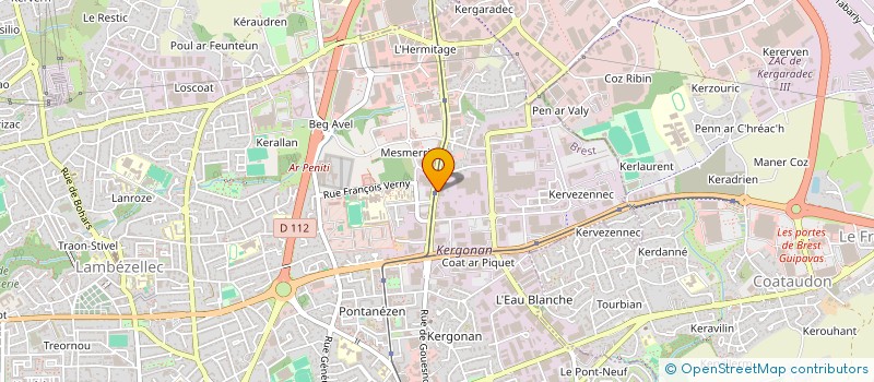 localisation de l'entreprise BREST MOTO à BREST