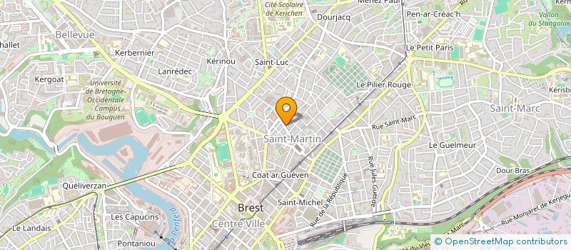 localisation de l'entreprise BREST NOUVELLES DIRECTIONS à BREST