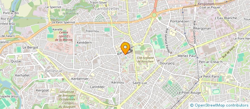 localisation de l'entreprise BREST-NOZ à BREST