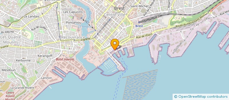 localisation de l'entreprise BREST OLYMPIC SPORTS à BREST