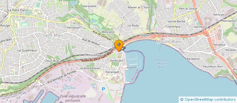 localisation de l'entreprise BREST OUEST COMPAGNIE MARITIME à BREST