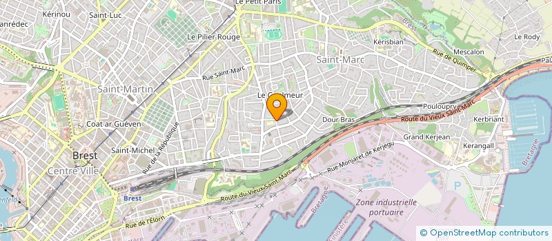 localisation de l'entreprise BREST SYRAH  BREST