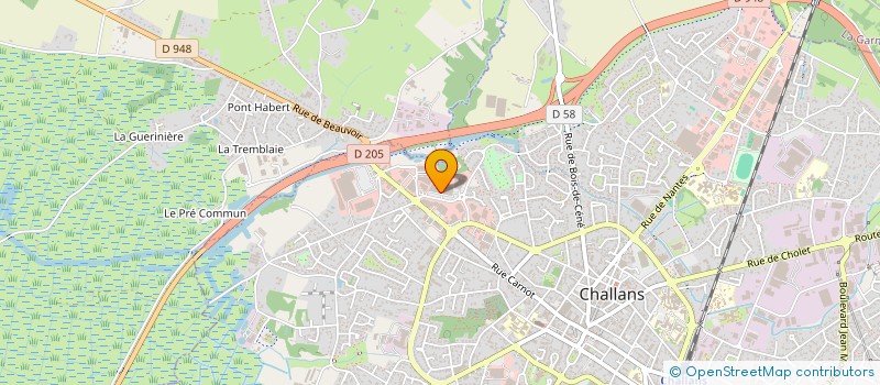 localisation de l'entreprise BRESTAT  CHALLANS