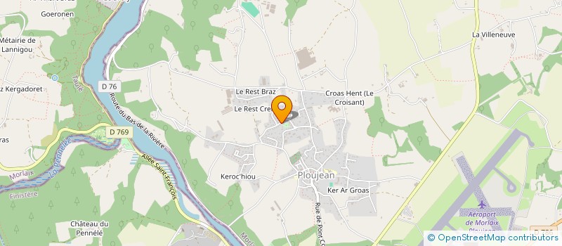 localisation de l'entreprise BRESTJS à MORLAIX