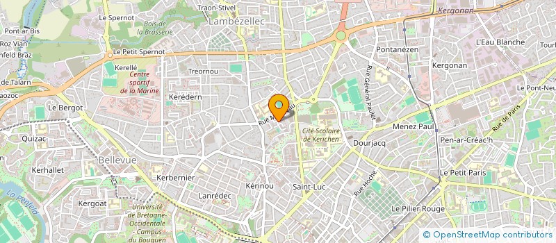 localisation de l'entreprise BRESTLINE TAXI à BREST