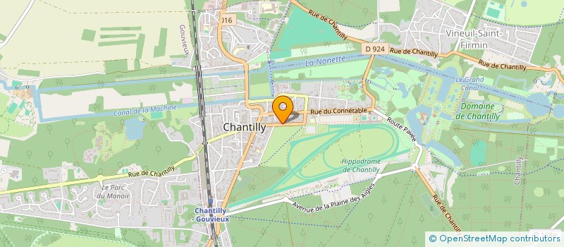 localisation de l'entreprise BRESTOUL  CHANTILLY