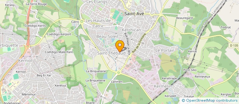localisation de l'entreprise BRET'COURSES à SAINT-AVE