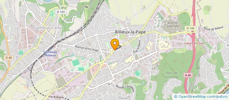 localisation de l'entreprise BRET IMMO  RILLIEUX-LA-PAPE