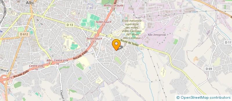 localisation de l'entreprise BRET'S TEAM à ALBI