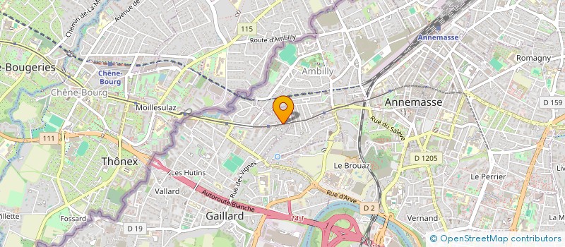 localisation de l'entreprise BRET-ZELE  GAILLARD