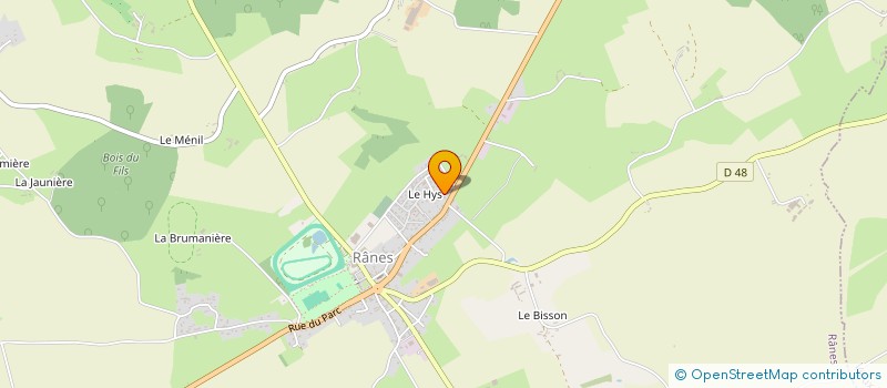 localisation de l'entreprise BRETAGNE à AVOINE