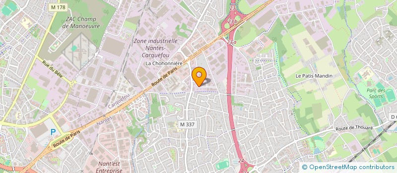 localisation de l'entreprise BRETAGNE ACAM à SAINTE-LUCE-SUR-LOIRE