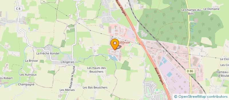 localisation de l'entreprise BRETAGNE AGENCEMENT à VERN-SUR-SEICHE