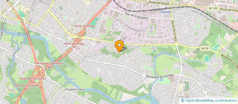 localisation de l'entreprise BRETAGNE AGENCEMENT ET SECURITE FRANCE  VERTOU