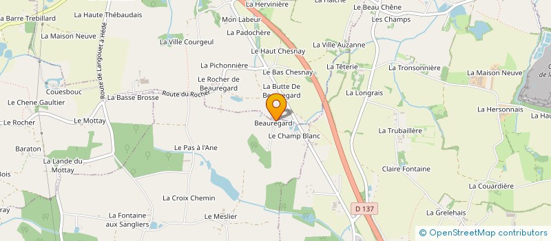 localisation de l'entreprise BRETAGNE AIR ASSISTANCE  LANGOUET