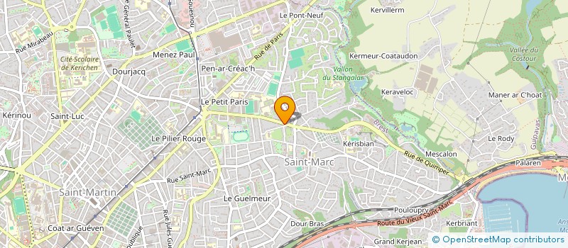 localisation de l'entreprise BRETAGNE ANIMATION à BREST