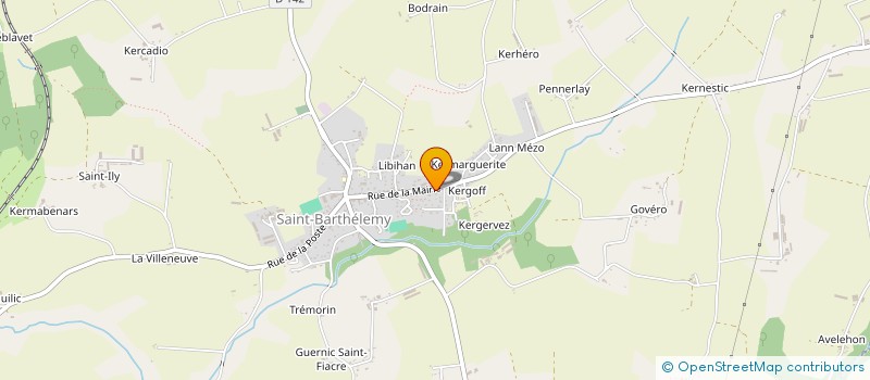 localisation de l'entreprise BRETAGNE ARGOAT DESINFECTION à SAINT-BARTHELEMY