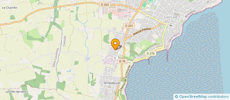 localisation de l'entreprise BRETAGNE ARMEMENT ITASCA  CANCALE