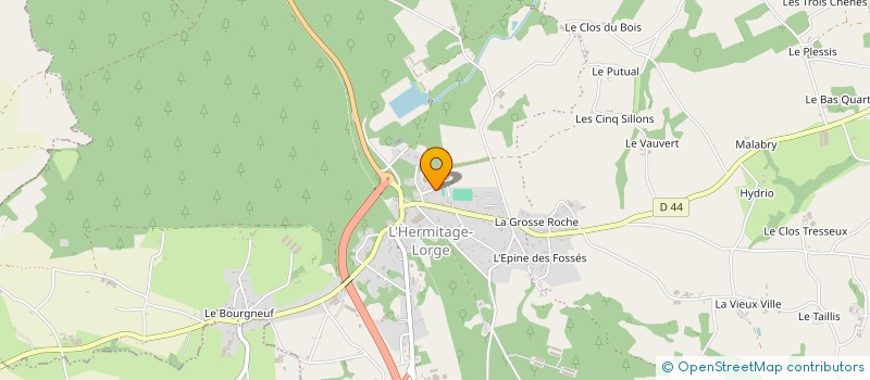 localisation de l'entreprise BRETAGNE ARMORIQUE BUSINESS CLUB  PLUC-L'HERMITAGE