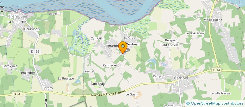 localisation de l'entreprise BRETAGNE BATIMENT CLOS  SAINT-DOLAY