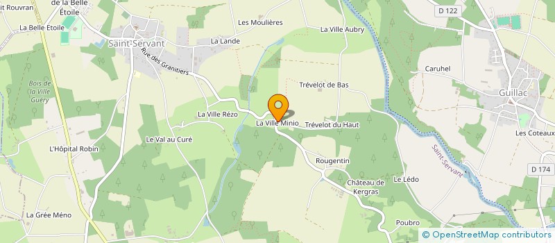 localisation de l'entreprise BRETAGNE BIOTECHNOLOGIE ENVIRONNEMENT à SAINT-SERVANT