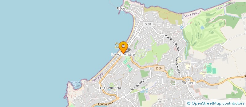 localisation de l'entreprise BRETAGNE BRIANTAIS IMMOBILIER  PLENEUF-VAL-ANDRE