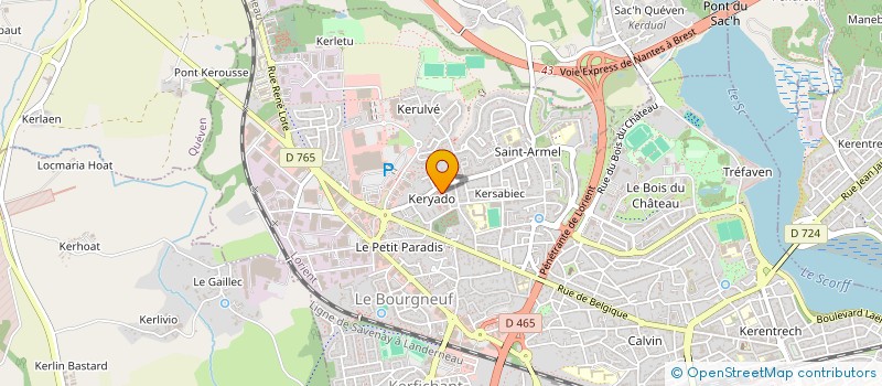 localisation de l'entreprise BRETAGNE CARRELAGE 56  LORIENT