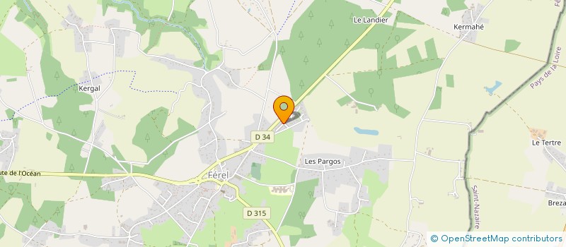 localisation de l'entreprise BRETAGNE CLOISONS SECHES  FEREL