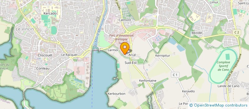 localisation de l'entreprise BRETAGNE CLUB UTILISATEURS 36 à VANNES