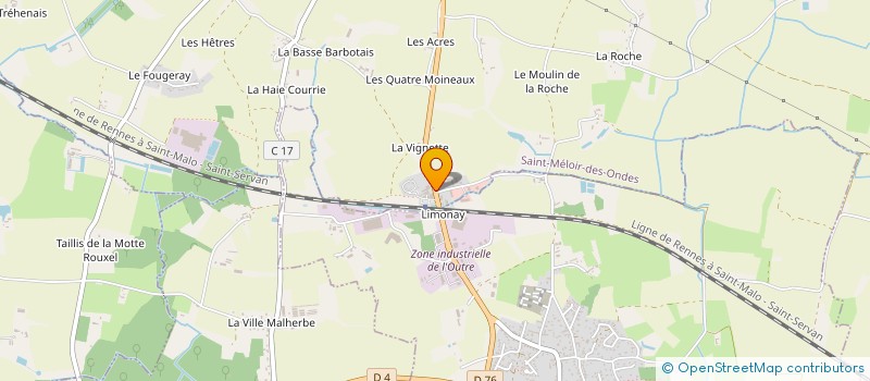 localisation de l'entreprise BRETAGNE CONCEPT INOX  SAINT-MELOIR-DES-ONDES