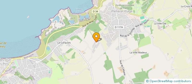 localisation de l'entreprise BRETAGNE CONCIERGERIE ET INTENDANCE  FREHEL