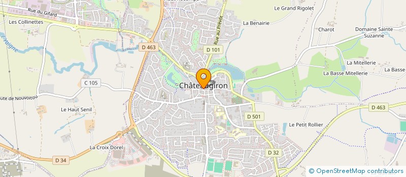 localisation de l'entreprise BRETAGNE CONSEIL AUDIT  CHATEAUGIRON