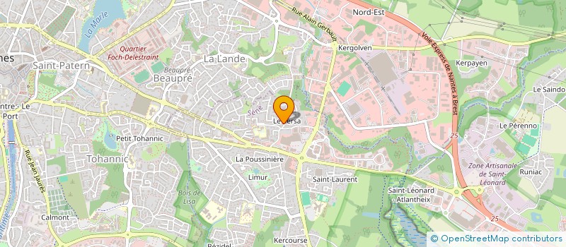 localisation de l'entreprise BRETAGNE CONSTRUCTION SERVICE à SENE