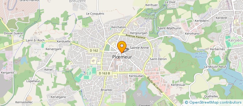 localisation de l'entreprise BRETAGNE CONTACT HABITAT à PLOEMEUR