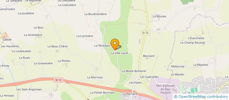 localisation de l'entreprise BRETAGNE COURTAGE  BEDEE