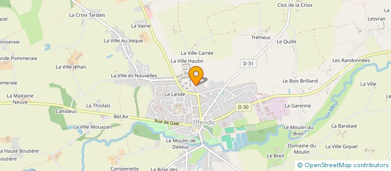 localisation de l'entreprise BRETAGNE COUVERTURE ISOLATION à IFFENDIC
