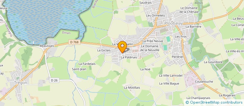 localisation de l'entreprise BRETAGNE CRUSTACES  BEAUSSAIS-SUR-MER