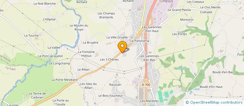 localisation de l'entreprise BRETAGNE CUISINE AGENCEMENT  PLAINTEL