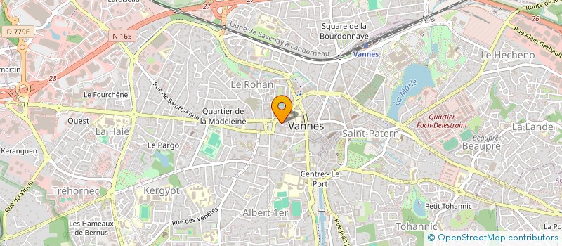 localisation de l'entreprise BRETAGNE DISTRIBUTION MEDICALE à VANNES