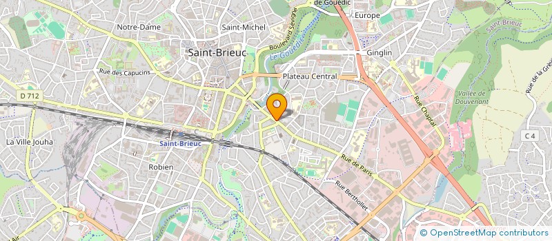 localisation de l'entreprise BRETAGNE DUNET STORES à SAINT-BRIEUC