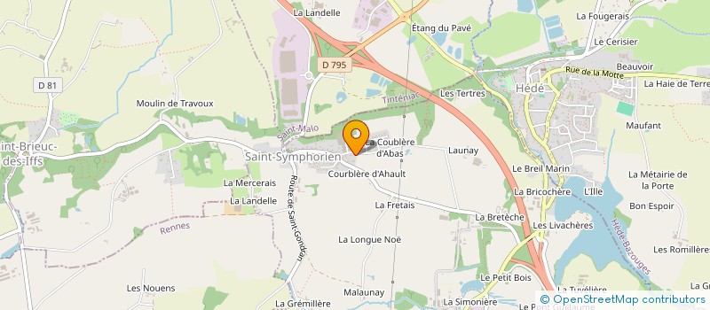 localisation de l'entreprise BRETAGNE ECO SOLUTIONS à SAINT-SYMPHORIEN