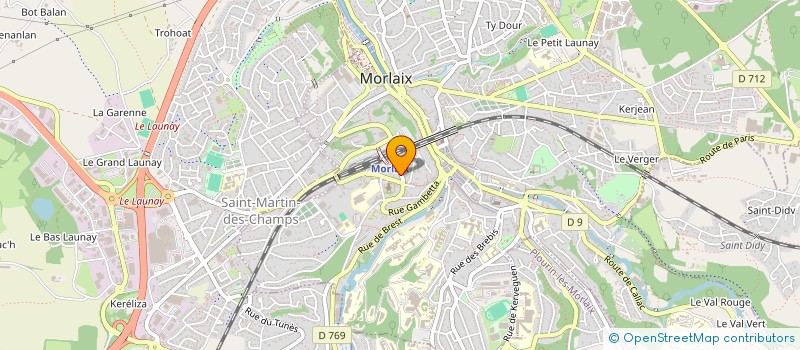 localisation de l'entreprise BRETAGNE ECONOMIE PERSPECTIVE à MORLAIX