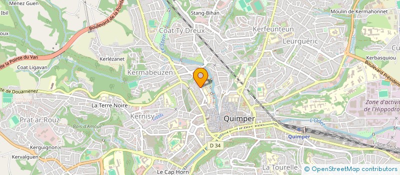 localisation de l'entreprise BRETAGNE ECOSSE à QUIMPER